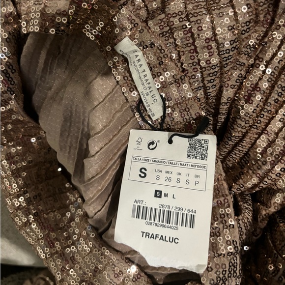 NWT: Zara Trafaluc Size Small Midi Dress - Picture 7 of 11